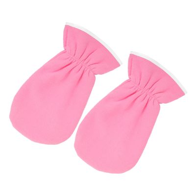 Balacoo 2 Pairs Exfoliating Hand Mask Hand Exfoliation Gloves Hydrating Lotion Hands Moisturizing Gloves Cracked Hands Gloves Spa Gloves Hand Care Gloves Flannel Moisturize Care Bag Miss, Pinkx2pcs