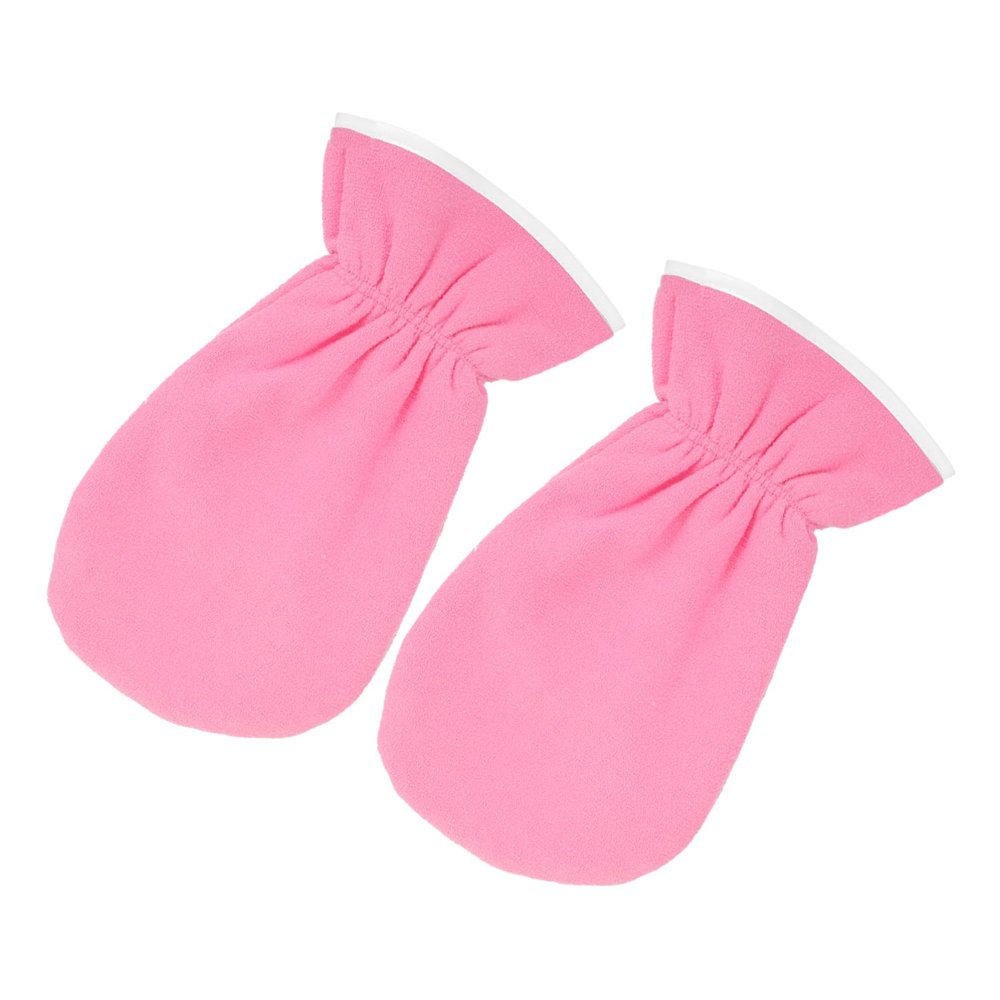 Balacoo 2 Pairs Exfoliating Hand Mask Hand Exfoliation Gloves Hydrating Lotion Hands Moisturizing Gloves Cracked Hands Gloves Spa Gloves Hand Care Gloves Flannel Moisturize Care Bag Miss, Pinkx2pcs