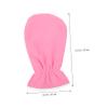 Balacoo 2 Pairs Exfoliating Hand Mask Hand Exfoliation Gloves Hydrating Lotion Hands Moisturizing Gloves Cracked Hands Gloves Spa Gloves Hand Care Gloves Flannel Moisturize Care Bag Miss, Pinkx2pcs view 2