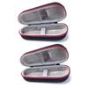 balacoo 2pcs Men's Electric Shaver Travel Case Protective Storage Bag for Electric Compact Design Extra Room for Charger and Cables Black Color view 1