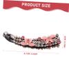 minkissy Banana Hair Clip for Thin Hair Rhinestone Decorated Ponytail Holder Stylish Water Resistant Accessory for Women for Daily Wear and Special Occasions view 4