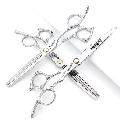 6.5-inch Sharonds hair clippers, professional Japanese 440C scissors, efficient scissors, scissors, comb adjuster (6.5 inch -3 pieces-A)