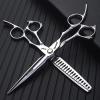6/6.5-inch Sharonds hair clippers, professional Japanese 440C scissors, efficient scissors, scissors, comb adjuster (6.5 inch -2 pieces-B) view 3
