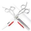 6.5-inch Sharonds hair clippers, professional Japanese 440C scissors, efficient scissors, scissors, comb adjuster view 2