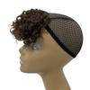 Afro Curly 100% Human Hair Bangs Soft Fluffy Kinky Curly Human Hairpieces for Black Women Clip in on Hair Extensions (Dark Brown) view 2