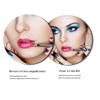 8 in Round LED Lighted Wall Mount Makeup Mirror Wall-Mounted Bathroom Mirror with Lights and 3X Magnification, Lighted Wall Mount Mirror Double Sided Swivel Extendable,Nickel,Charging ( Color : Nickel view 3