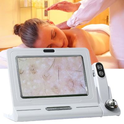 Skin Diagnosis Hair Analyzer 1280 * 1080 Resolution, Skin Scalp Detector Multifunctional Hair 200X Magnification Scalp Probe + 50X Triple Spectrum Probe