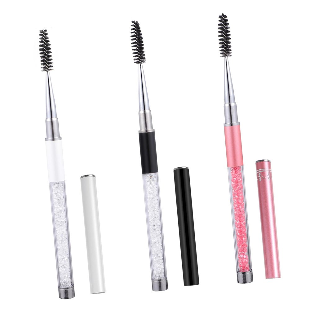 balacoo 9pcs One Eyebrow Brush Mascara Applicator Quality Lash Tool for Salon Store Personal Use Material