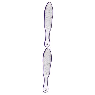 balacoo 2pcs Foot File Rasp Professional Hard Skin Remover for Smooth Feet Ergonomic Design for Easy Use Washable Reusable Pedicure Tool