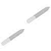 balacoo 2pcs Double-Sided Glass Nail File Professional Manicure Tool for Smooth and Shiny Fingernails for Natural and False Nails for Art Learners and Professionals view 1