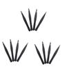 Beaupretty 12pcs Stainless Steel Eyebrow Tweezers Flat Tips Precision Tweezers for Eyebrows Portable Grooming Kit Storage Bag view 1