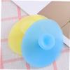 Beaupretty 2pcs Silicone Face Cleansing Brush Pad Handheld Exfoliating Scrubber for Skin Types Small Sky Blue Light Yellow Gentle Massage and Deep Cleaning for Sensitive Skin view 2