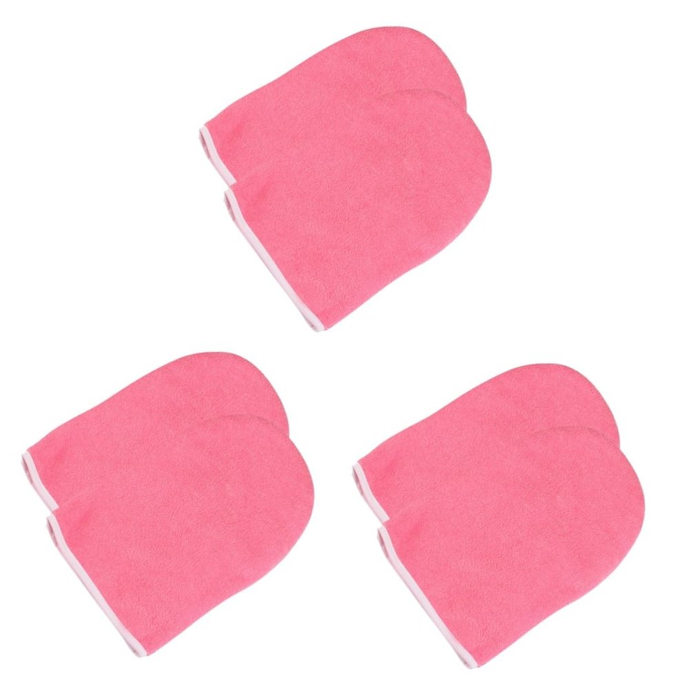 Beaupretty 3pairs Paraffin Therapy Gloves Insulated Mitts for Wax Bath Treatments Professional Moisture Retaining Cover for Salon Home Use Easy to Wear Skin Hydration