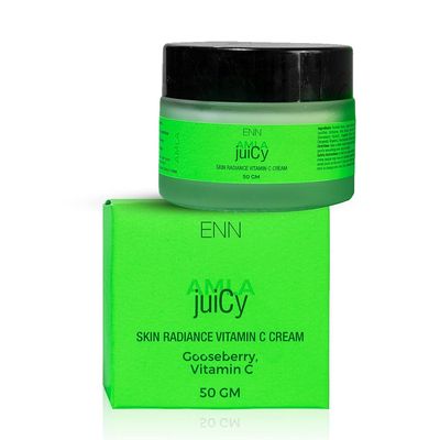 SENTA juiCy Skin Radiance Vitamin C Cream | Face Moisturizer for Men & Women | Pigmentation Cream | Ageing | Dullness Boost Collagen | Amla | Niacinamide |(50 gm)