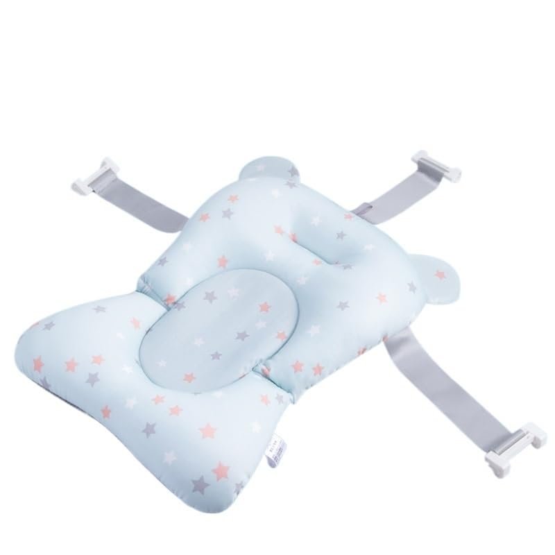 Bath Pillow Almohadilla De Baera Porttil para Beb, Cojn Ajustable para Ducha, Asiento De Apoyo para Recin Nacido, Alfombrilla Plegable para Beb, Almohadilla De Agua Flotante Bathtub Pillow (Col