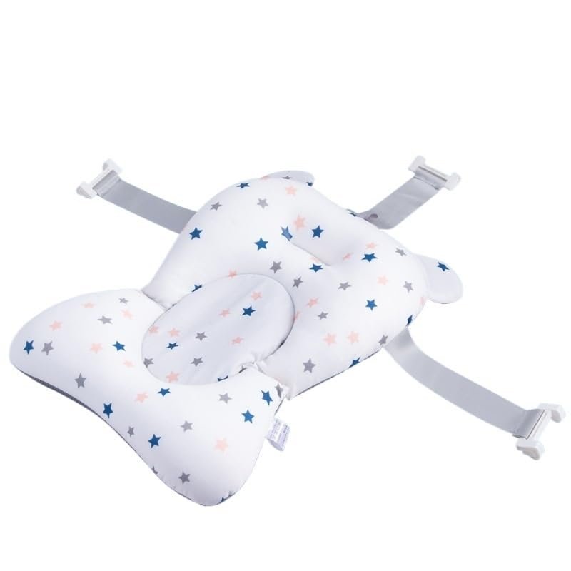 Bath Pillow Almohadilla De Baera Porttil para Beb, Cojn Ajustable para Ducha, Asiento De Apoyo para Recin Nacido, Alfombrilla Plegable para Beb, Almohadilla De Agua Flotante Bathtub Pillow (Col