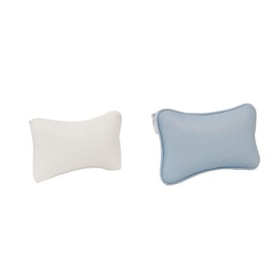 Bath Pillow Almohada Suave De SPA para Baera, Soporte para Cuello Y Espalda, Gruesa Y Transpirable, Accesorios De Cojn Antideslizante para El Hogar Bathtub Pillow (Color : A Pillow Set, Size : CHI