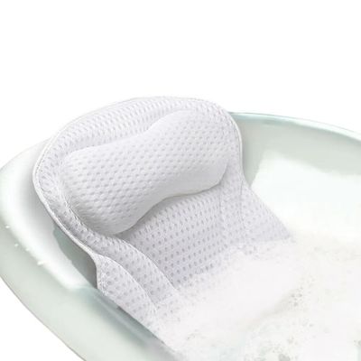 Bath Pillow Almohada De Bao De Malla Antideslizante para SPA, Soporte para El Cuello Y La Espalda, Reposacabezas, Accesorios para El Hogar Bathtub Pillow