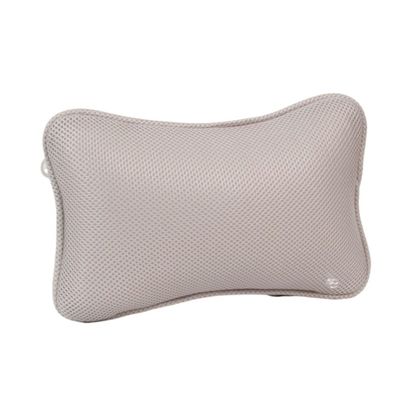 Bath Pillow Almohada Suave De SPA para Baera, Soporte para Cuello Y Espalda, Gruesa Y Transpirable, Accesorios De Cojn Antideslizante para El Hogar Bathtub Pillow (Color : Gray Pillow, Size : Esta