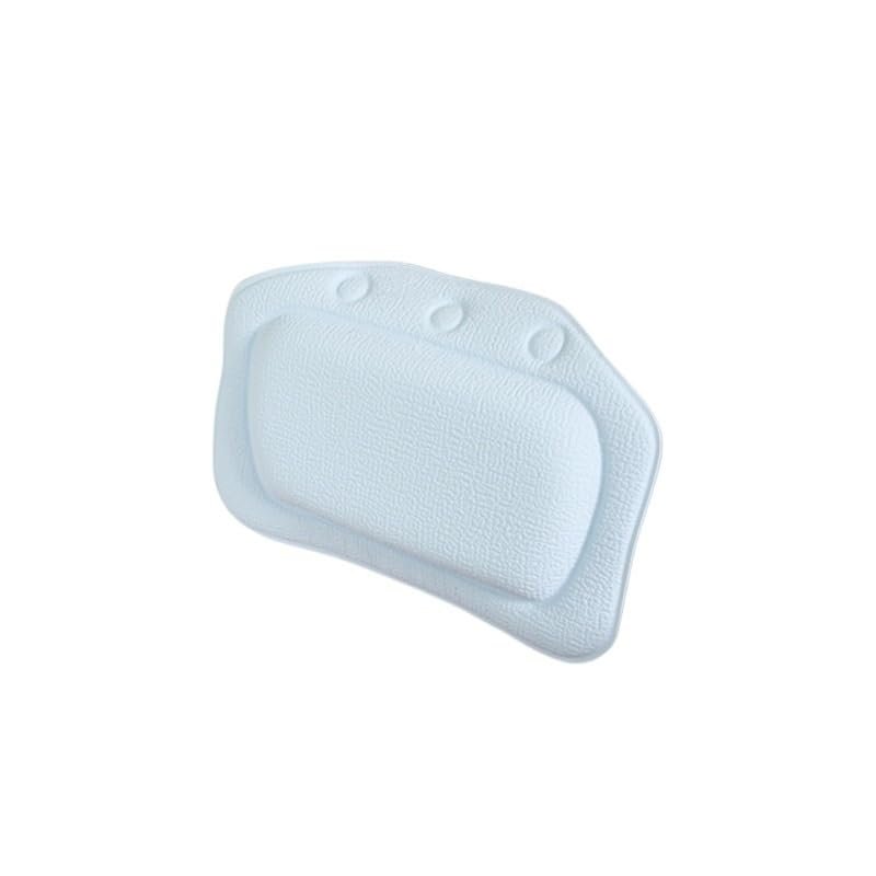 Bath Pillow Almohada De Spa De Lujo Antideslizante para Bao, Cojn De Spa De Succin Cmodo para Cuello Y Espalda, Almohada De Baera De Hotel Rosa/Blanco Bathtub Pillow (Color : Light Blue)