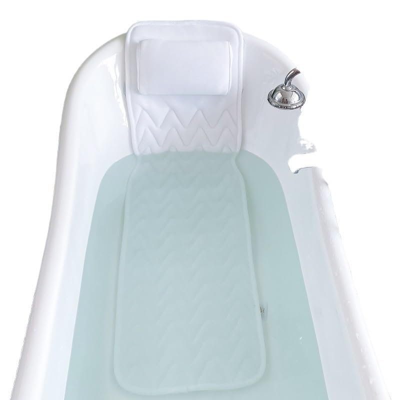 bath pillow Almohada De Bao De Cuerpo Completo, Cojn De Bao Antideslizante Mejorado Para Baera, Colchn De Almohada De Baera De Spa Para Cabeza, Cuello, Hombros Y Descanso De Espalda bathtub pill