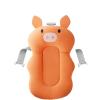 FORINC Bath Pillow Cojn De Bao Porttil para Beb Recin Nacido, Asiento Antideslizante, Baera Flotante Infantil, Alfombrilla De Apoyo para Ducha, Seguridad Bathtub Pillow (Color : Orange Pig) view 1