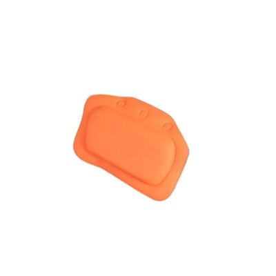 Bath Pillow Almohadas De PVC para Baera, Reposacabezas, Cabeza, Cuello, Accesorios De Bao Impermeables Bathtub Pillow (Color : Naranja)