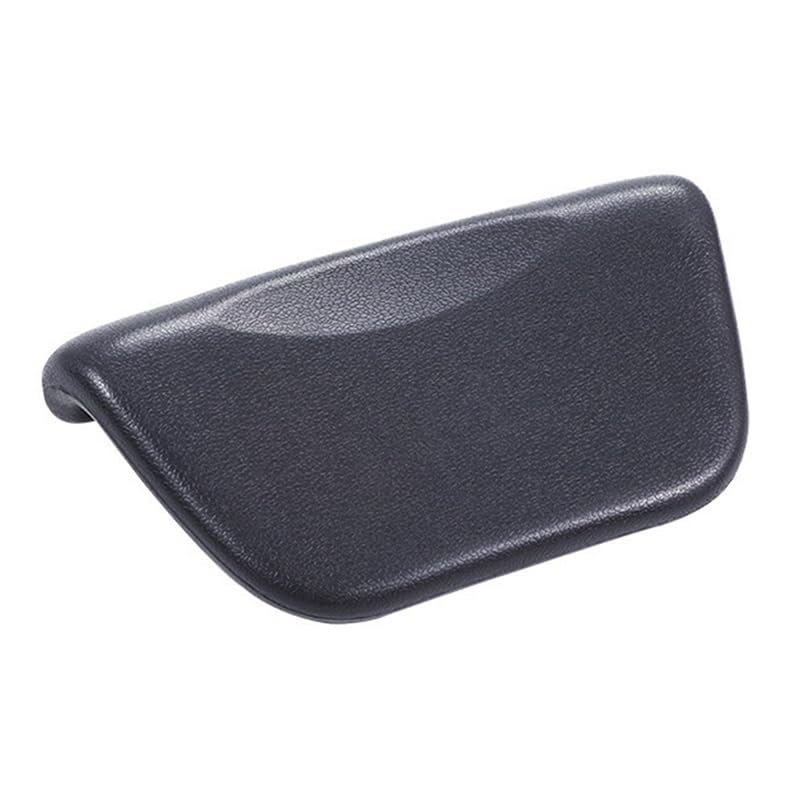 Bath Pillow Almohada De Baera De PU Con Ventosas Antideslizantes, Reposacabezas De Ergonmico para El Hogar, Cabeza Relajante, Cuello, Espalda Bathtub Pillow (Color : 24 X 14 X 5 Black, Size : Esta
