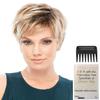 Bundle - 3 Items: Allure Wig by Jon Renau, Christy's Wigs Q & A Booklet & Wide Tooth Comb - Color: 101F48T view 3