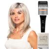 Bundle - 5 items: Angelique Wig by Jon Renau, Christy's Wigs Q & A Booklet, 2oz Travel Size Wig Shampoo, Wig Cap & Wide Tooth Comb - Color: FS27 view 3