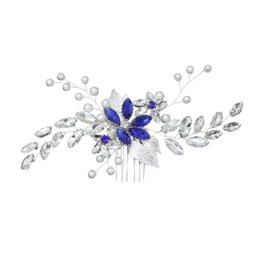 Beaupretty Minimalist Handmade Insert Hair Comb Rhinestones for Women Versatile Headwear Accessory for Weddings Parties and Special Occasions