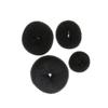 balacoo 12pcs Hair Bun Maker Small Medium Large Plus Large Easy to Use Donut Styler for Neat Charming Updos for Weddings Parties and Daily Styling Black view 3