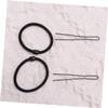 balacoo 66pcs Hair Bun Maker Set Coffee Hair Styling Accessories for Elegant Updos Includes Donut Shaped Clips U-shaped Pins and Elastic Ropes for Dance and Recital Use view 3