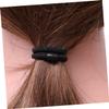 balacoo 66pcs Bun Maker Kit for Hair Styling Includes Large Medium Small Donut U-shaped Clips and Elastic Ropes Hair Accessories for Elegant Updos and Dances Black view 2