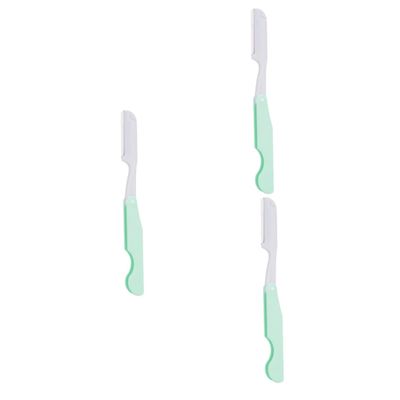 Beaupretty 3pcs Women Eyebrow Trimmer Replaceable Blades Portable Facial for Grooming Design Lightweight and Easy to Handle Random