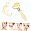 Beaupretty 3pcs Jade Guasha Tool Face Roller for Puffiness Eye Massage Roller Beauty Skin Care Tool view 2