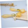 Beaupretty 3pcs Jade Guasha Tool Face Roller for Puffiness Eye Massage Roller Beauty Skin Care Tool view 4
