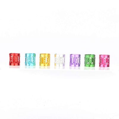 100pcs Adjustable Hair Clips with Exquisite Patterns for Braids, Locs Hair Jewelry Accessories (Colorful)