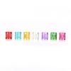 100pcs Adjustable Hair Clips with Exquisite Patterns for Braids, Locs Hair Jewelry Accessories (Colorful) view 1