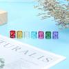 100pcs Adjustable Hair Clips with Exquisite Patterns for Braids, Locs Hair Jewelry Accessories (Colorful) view 3