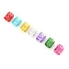 100pcs Adjustable Hair Clips with Exquisite Patterns for Braids, Locs Hair Jewelry Accessories (Colorful) view 4