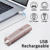 Facial Hair Remover for Women, Painless Hair Removal Device Portable Womens for Lip, Chin with USB Rechargeable, Rose Gold view 4