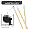 600PCS 6'' Lint Free Pointed Long Cotton Swabs - Pure Cotton Tips Gun Cleaning Swabs with Durable Stem, Also fit Makeup, Pet Care, Electronic, Household, Boxed view 3