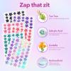 QUSTERE Pimple Patches for Face, Hydrocolloid Acne Patches, Cute Star Zit Covers for Face, Colorful Spot Stickers with Tea Tree, Salicylic Acid & Cica Oil| 3 Sizes (10mm, 12mm & 14mm) |280 Count view 3