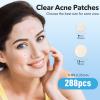 QUSTERE Pimple Patches for Face, Hydrocolloid Acne Patches, Cute Round Shape Zit Covers, Spot Stickers with Tea Tree, Salicylic Acid & Cica Oil| 2 Sizes (9mm, 12mm) |288 Count view 2