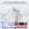 Painless Sapphire Ice Cooling IPL Laser Hair Removal Device for Women and Men Permanent, Unlimited Flashes, Alternative to Salon Hair Removal Safe at Home for Face Bikini Upper Lip Armpits Legs view 2