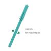 HYTOOS Small Mandrel Bit,Green 3.1mm Mini Mandrel Bit for Small Sanding Band Files, Top With Crystal, Stainless Steel Sanders Drill Bit, Manicure Art Electric Drill File Tool view 4