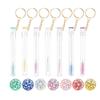 Keychain Empty Eyelash Brush Tube Disposable Mascara Wand Tube Set Mascara Brush Tube Keychain Eyelash Mascara Brushes Wands view 1