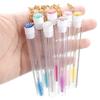 Keychain Empty Eyelash Brush Tube Disposable Mascara Wand Tube Set Mascara Brush Tube Keychain Eyelash Mascara Brushes Wands view 2
