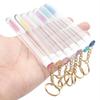Keychain Empty Eyelash Brush Tube Disposable Mascara Wand Tube Set Mascara Brush Tube Keychain Eyelash Mascara Brushes Wands view 3